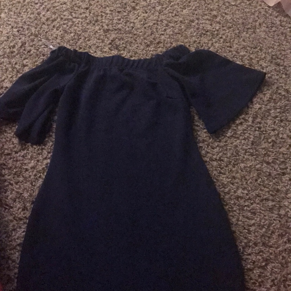 Off the shoulder, curvy dress